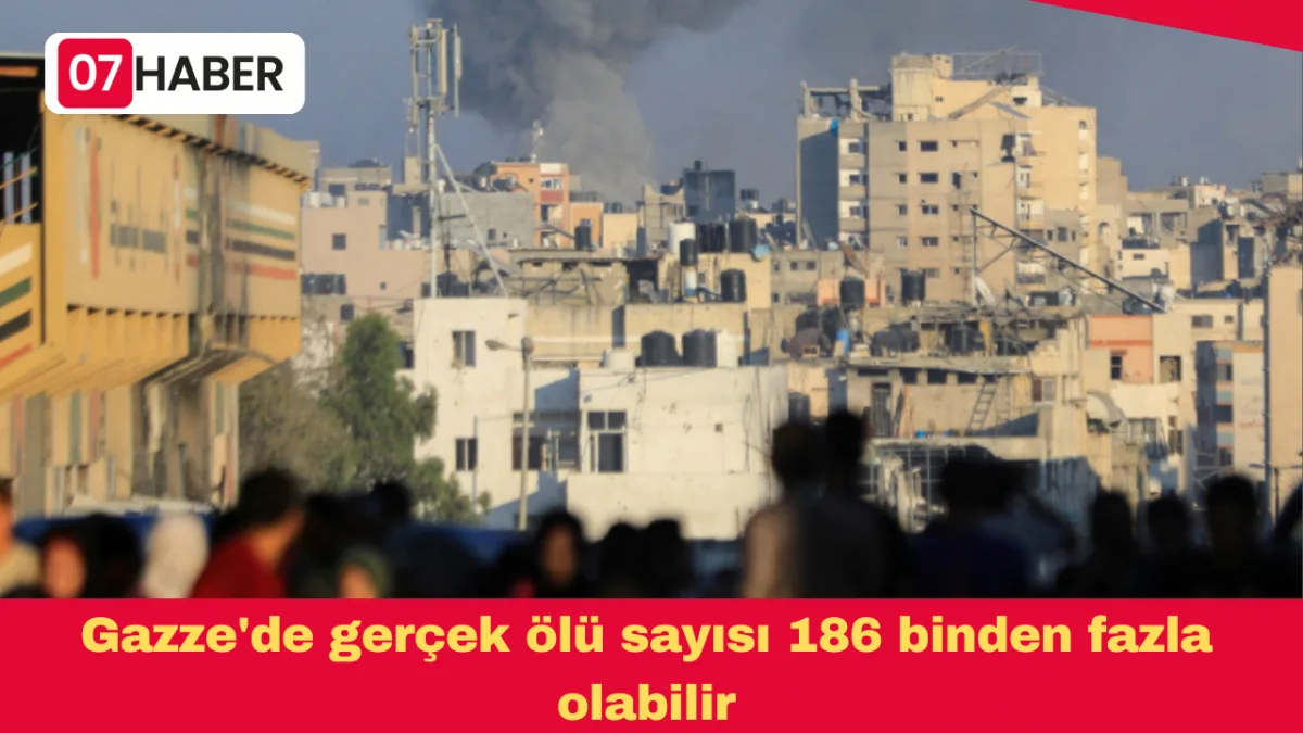 Gazze'de gerçek ölü sayısı 186 binden fazla olabilir