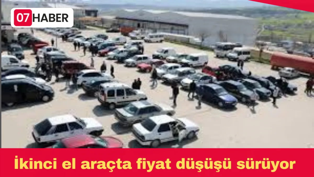 İkinci el araçta fiyat düşüşü sürüyor