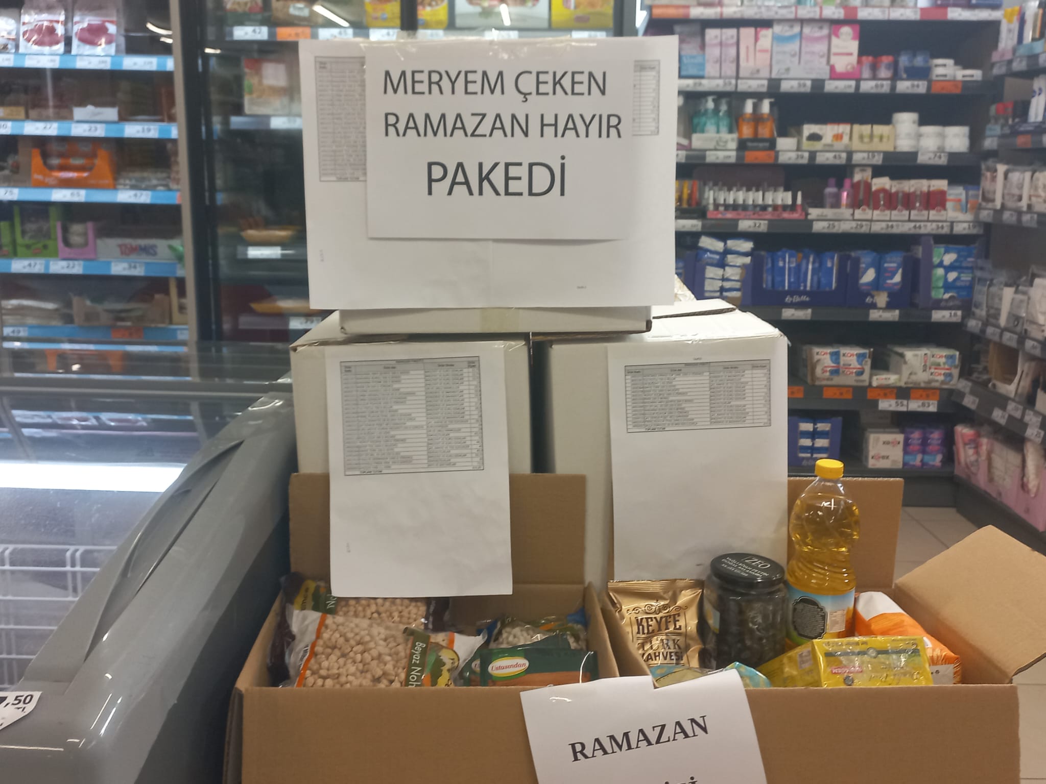 MERYEM ÇEKEN’DEN ANLAMLI RAMAZAN YARDIMI