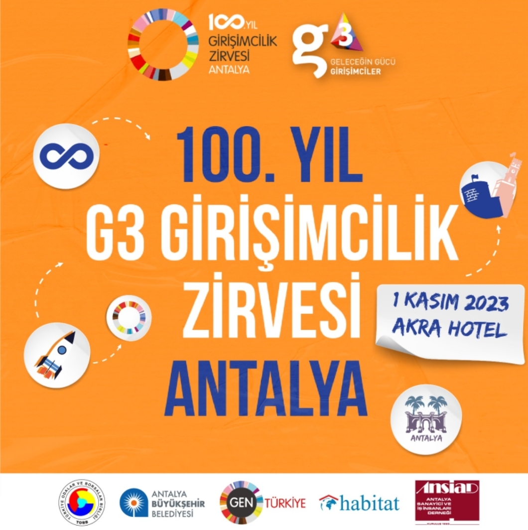 “100. Yıl G3 Girişimcilik Zirvesi" düzenlenecek