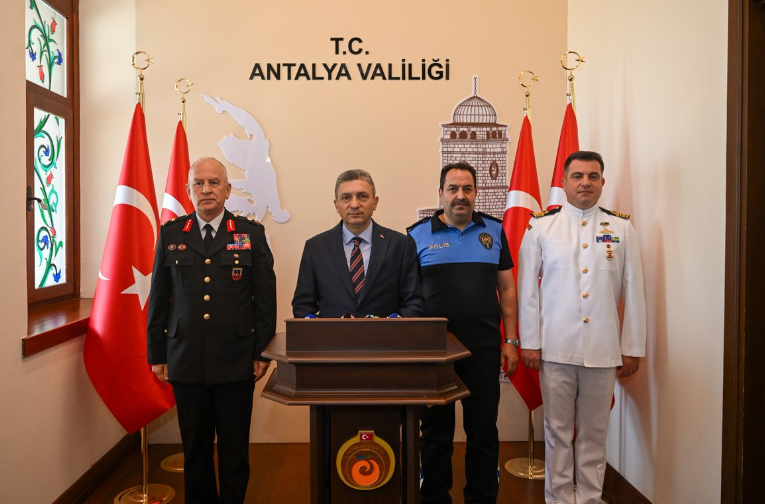 Antalya'da Mayıs Ayı Asayiş ve Güvenlik Bilgilendirme Toplantısı Yapıldı