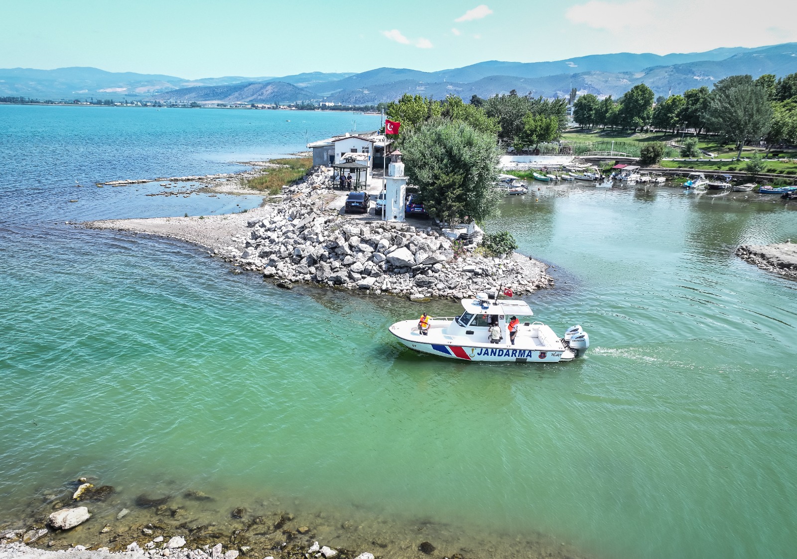 İznik Gölü'nün Asayişi Jandarma Botlarına Emanet
