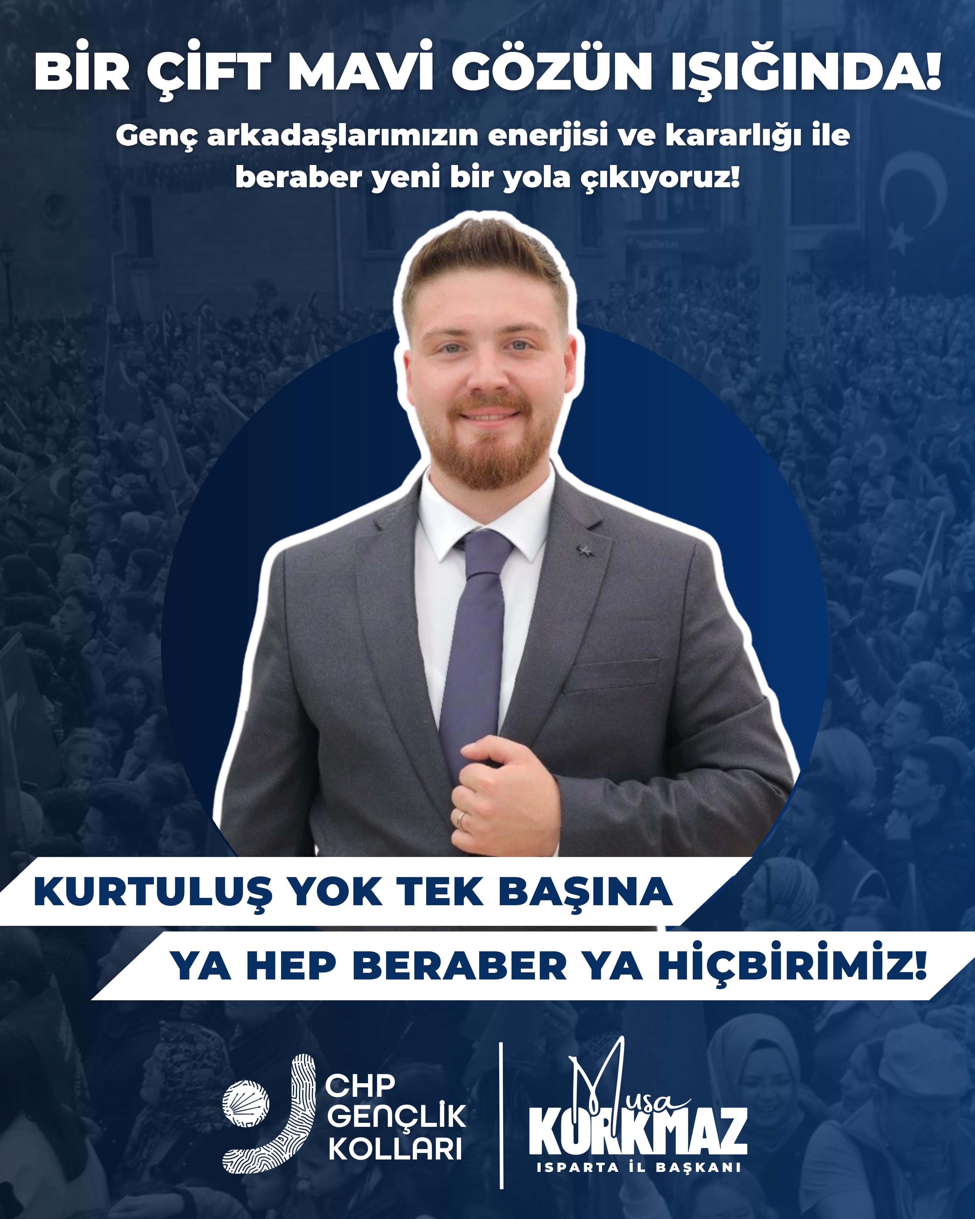 CHP Isparta Gençlik Kollarında Bayrak Değişimi! 