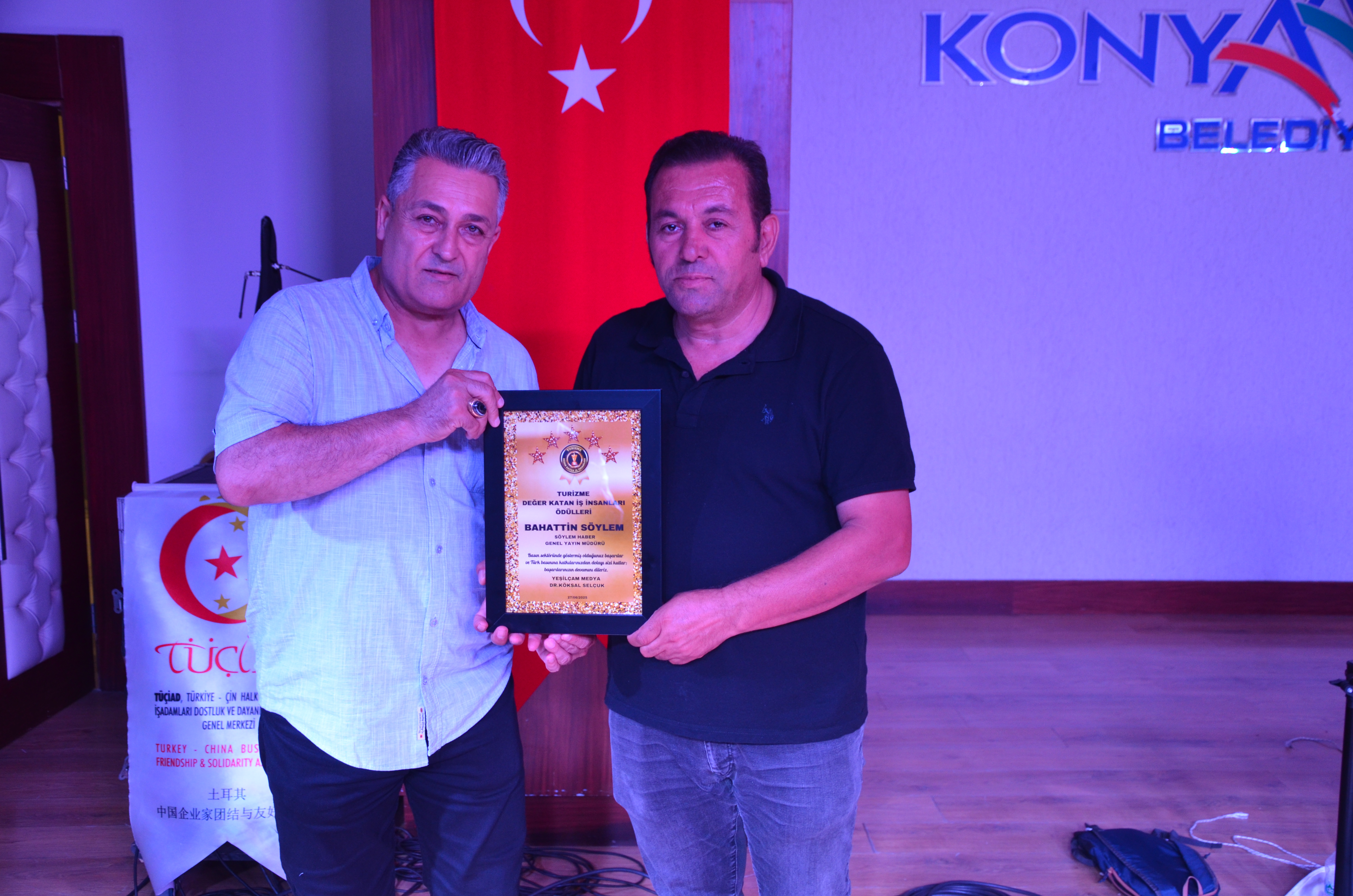 Medya Dünyasının Öncüsü Bahattin Söylem’e Anlamlı Ödül