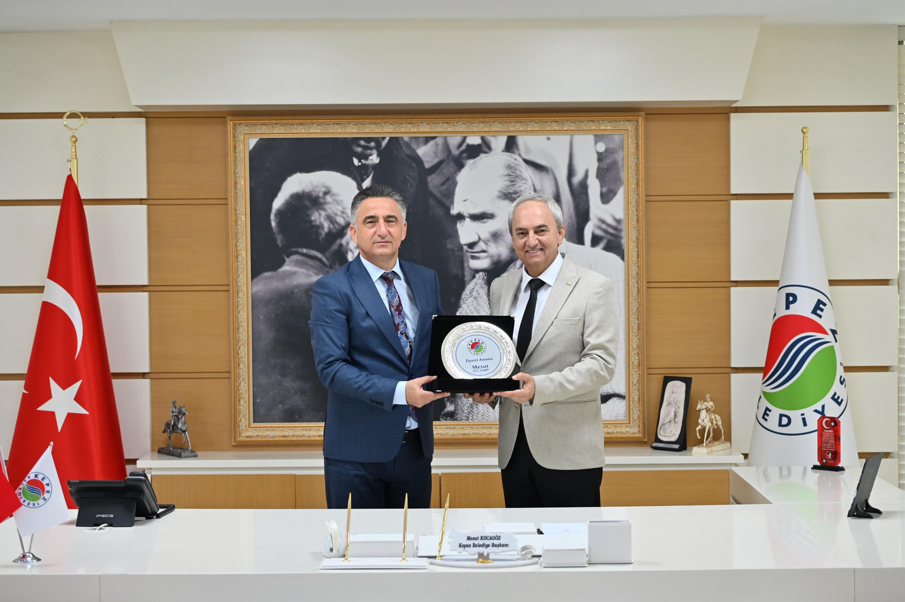Kaymakam Dervişoğlu’ndan Başkan Kocagöz’e ziyaret
