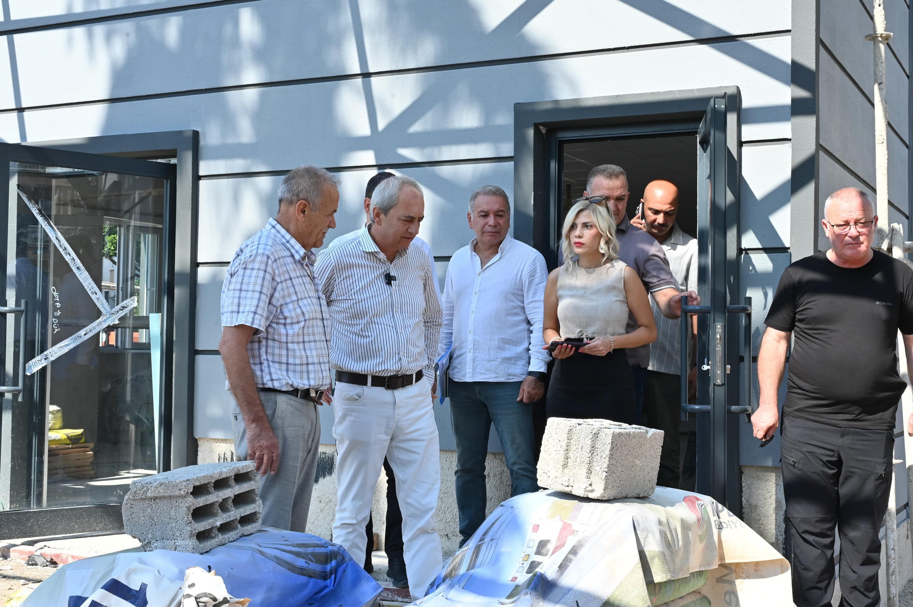 Başkan Kocagöz 112 Acil İstasyonu’nun inşaatını denetledi