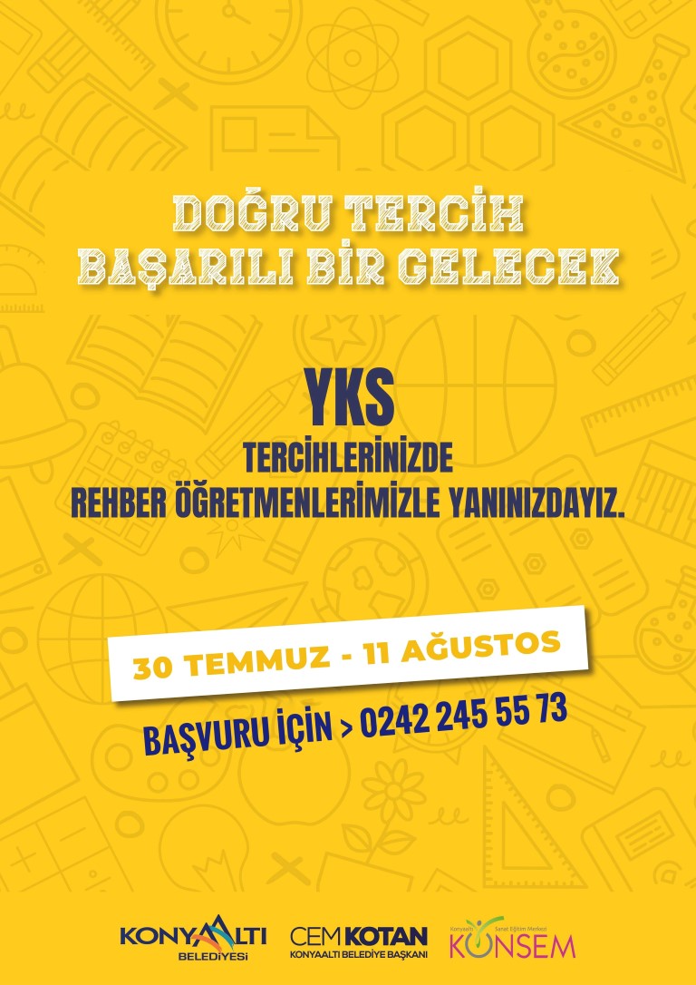 Konyaaltı Belediyesi üniversiteye geçişte de gençlerin yanındav