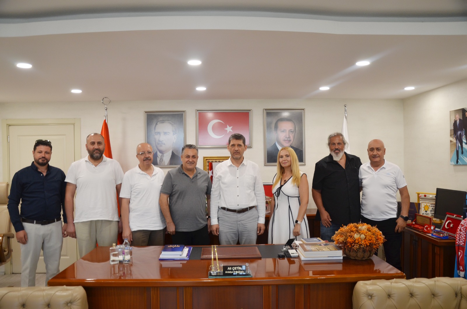 GMC Gazeteciler ve Medyacılar Cemiyeti’nden AK Parti Antalya İl Başkanlığı’na Anlamlı Ziyaret