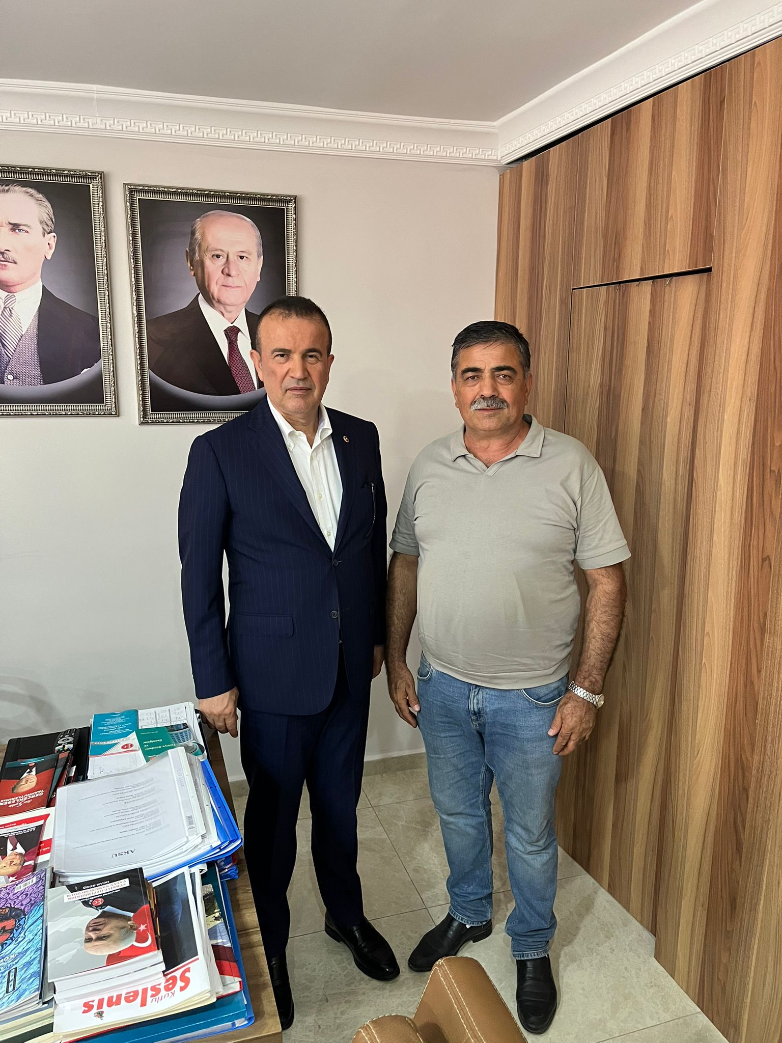 Adnan Asar'dan MHP Antalya Milletvekili Abdurrahman Başkan’a Ziyaret