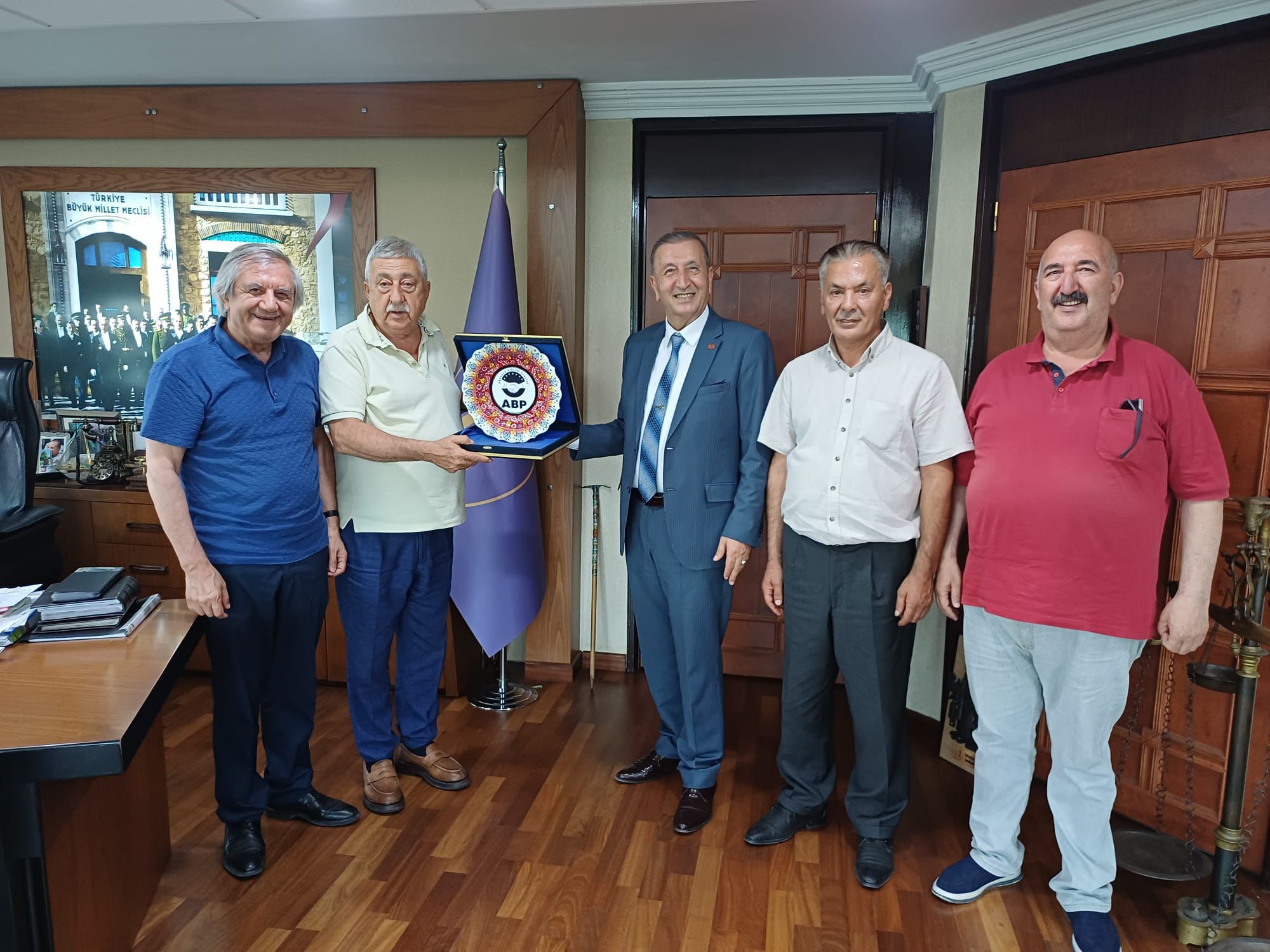 ABP Genel Başkanı Bedri Yalçın’dan TESK Genel Başkanı Bendevi Palandöken’e Ziyaret