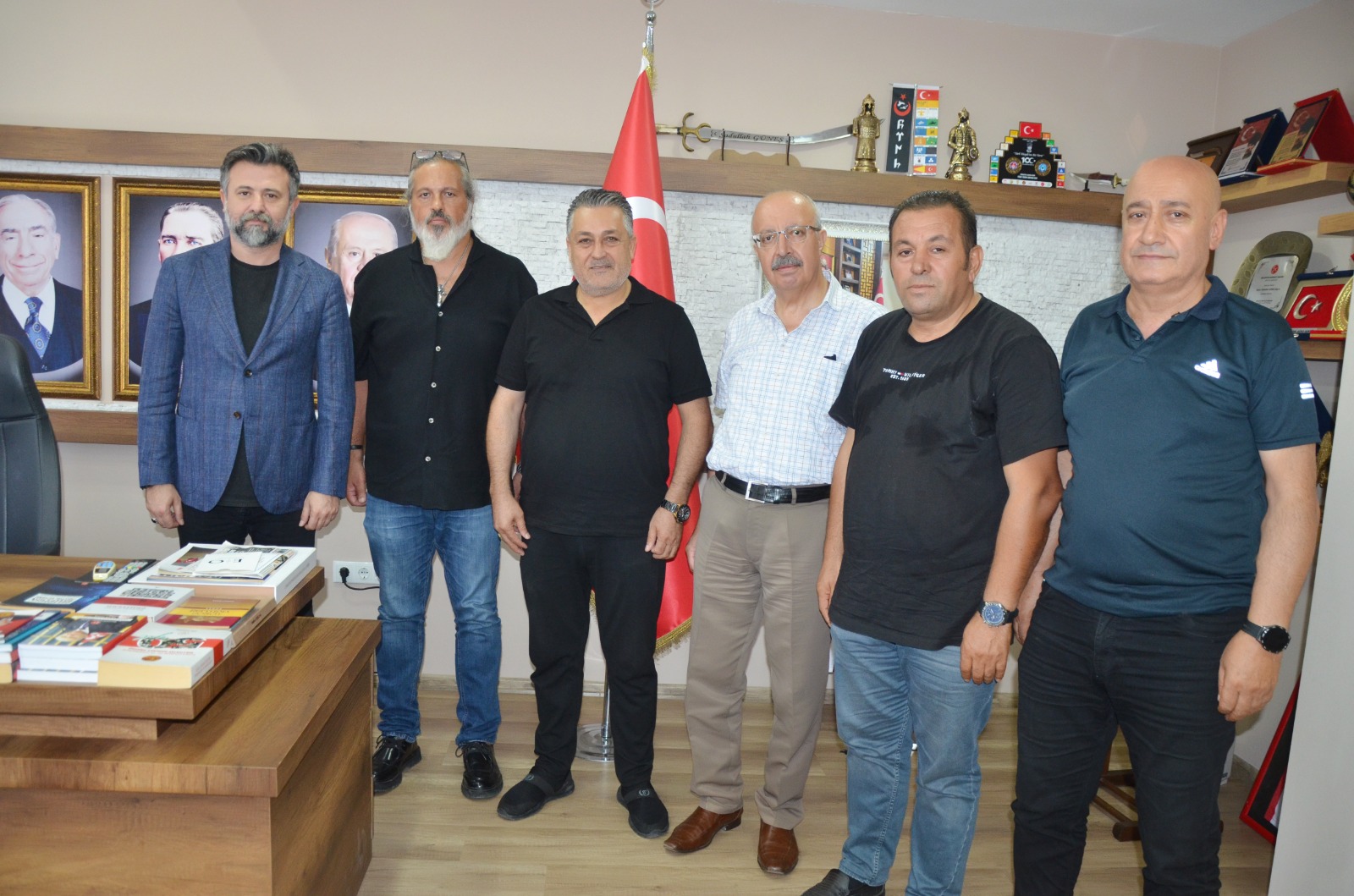 GMC Gazeteciler ve Medyacılar Cemiyeti’nden MHP İl Başkanlığına Ziyaret