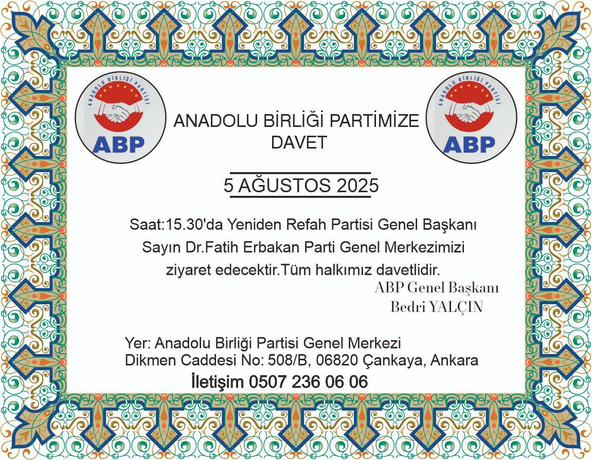 ABP'den Önemli Gün: Mazbata Töreni ve Erbakan Ziyareti Aynı Gün Gerçekleşecek