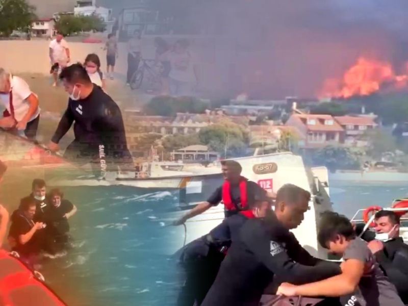 Bakanımız Sn. Ali Yerlikaya; "Çanakkale’de Meydana Gelen Yangında Mahsur Kalan 348 Vatandaşımız Sahil Güvenlik Komutanlığımız Tarafından Kurtarıldı"