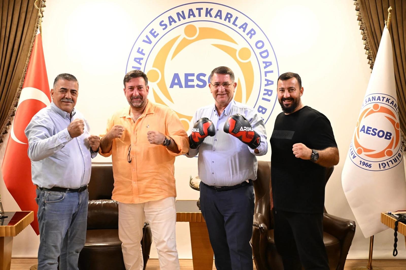 Adnan Asar’dan AESOB Başkanı Adlıhan Dere’ye Ziyaret