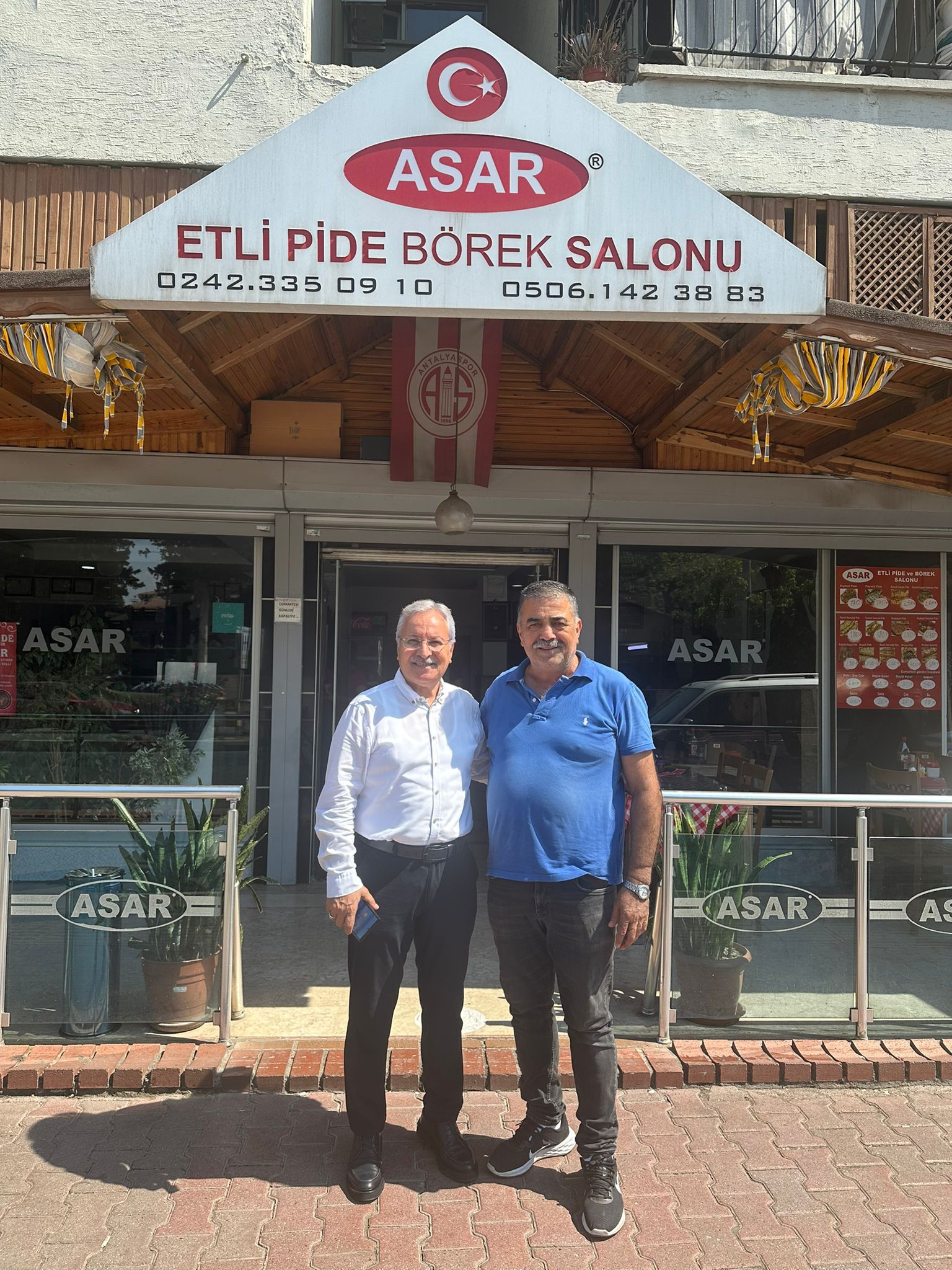 AK Parti Kepez İlçe Başkanı Hasan Demir’den Adnan Asar’a Ziyaret