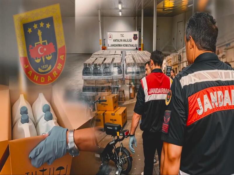 Antalya'da Düzenlenen Operasyonda; 119 Bin 500 Litre Sahte/Kaçak Alkol Ele Geçirildi