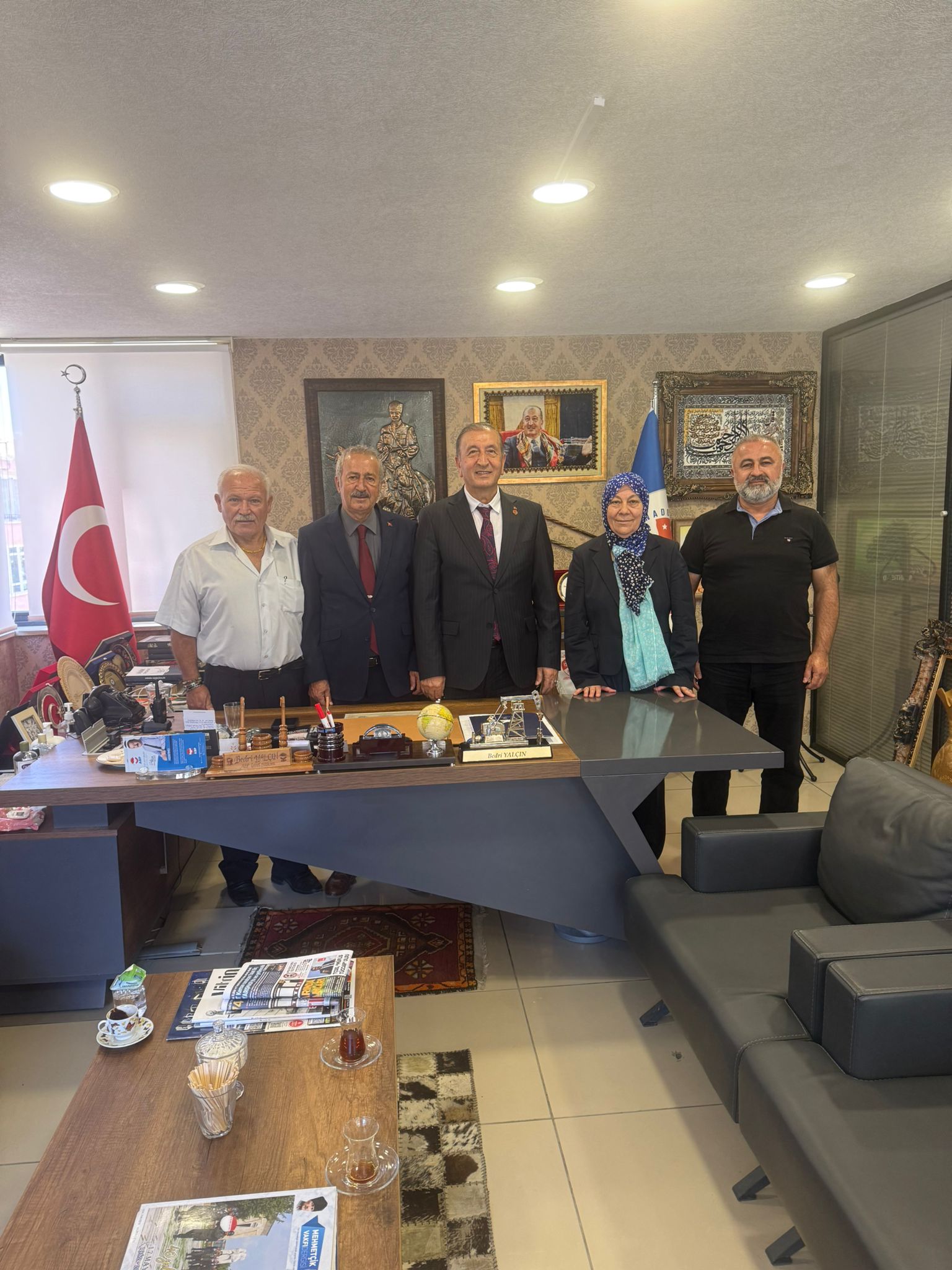 Harputlular Derneği’nden ABP Genel Başkanı Bedri Yalçın’a Ziyaret
