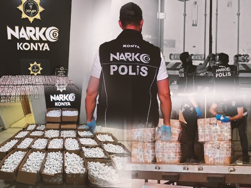 ''Konya'da Uyuşturucu Ticareti Yapan Şüphelilere Yönelik Operasyonlarda 4 Zanlı Yakalandı''