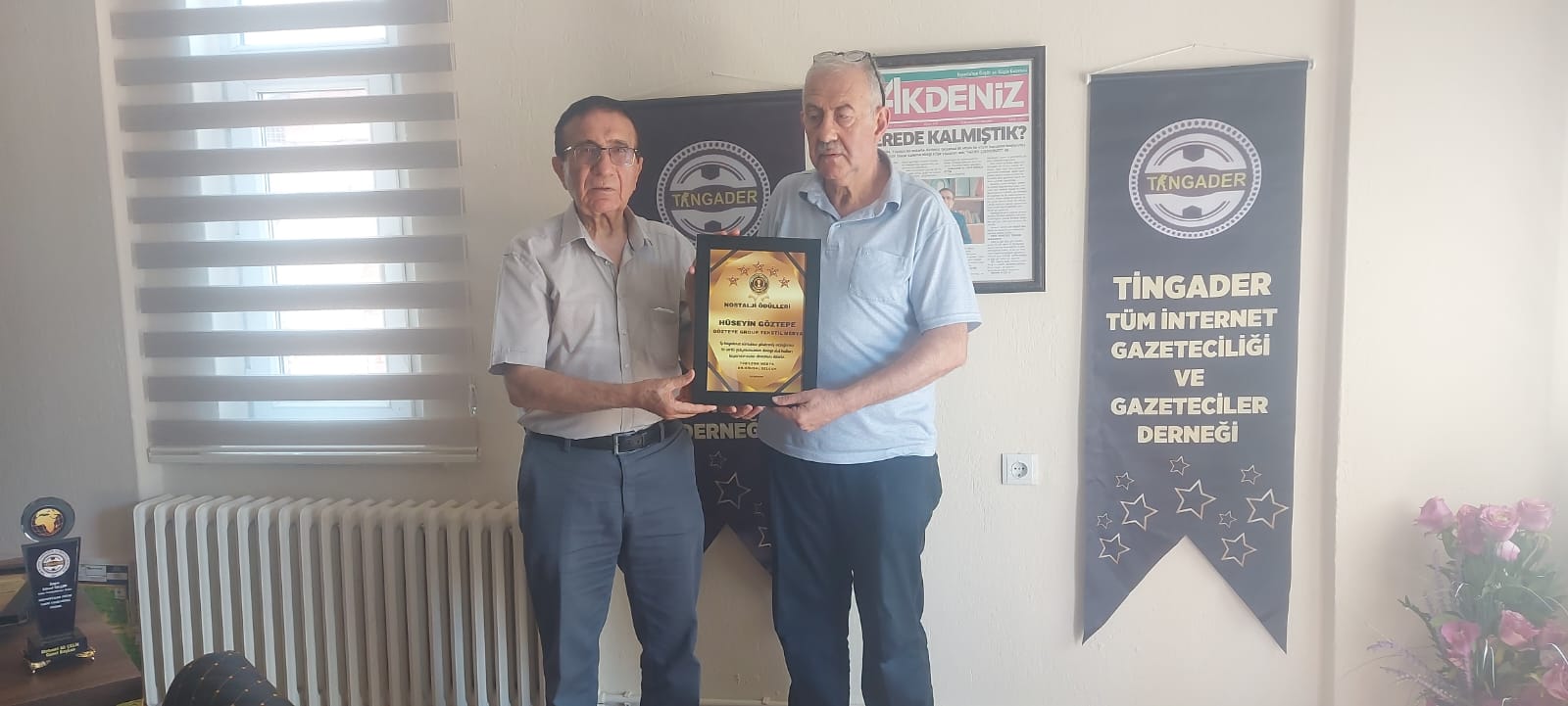 Göztepe Group Tekstil Medyacılar Yönetim Kurulu Başkanı Hüseyin Göztepe’ye Ödül