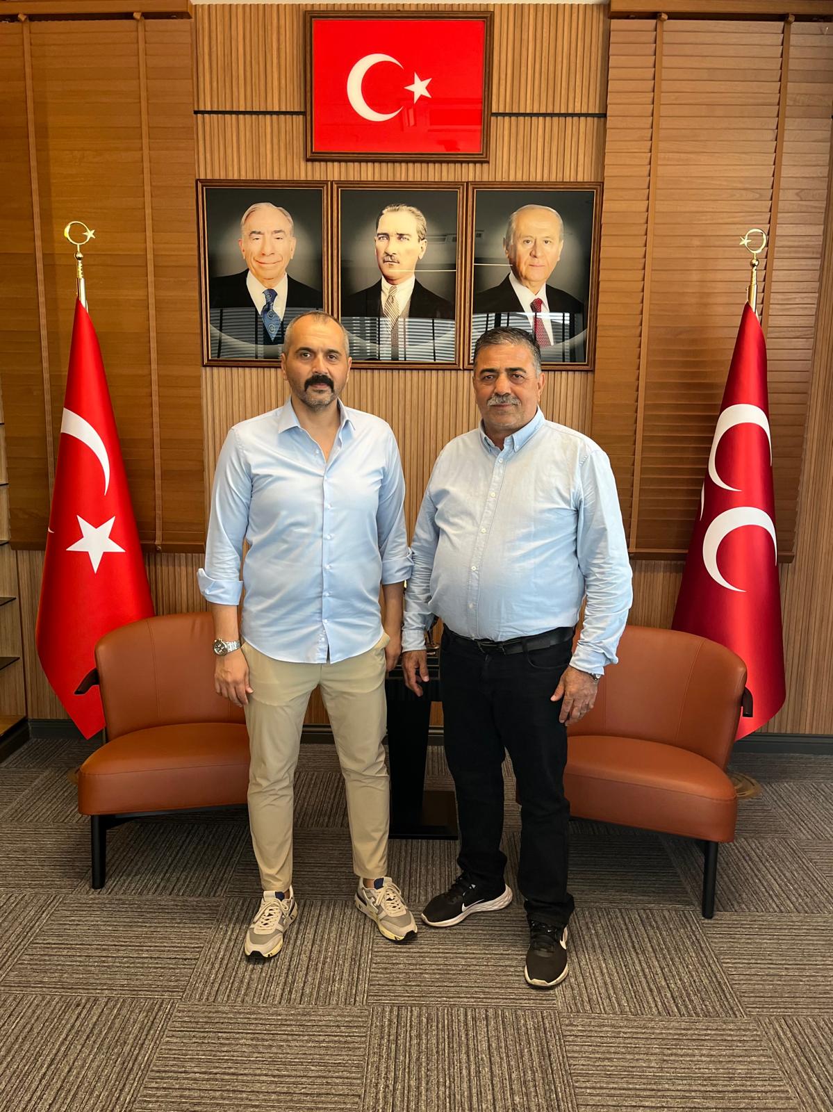 Başkan Adayı Adnan Asar’dan MHP Milletvekili Hilmi Durgun’a Ziyaret