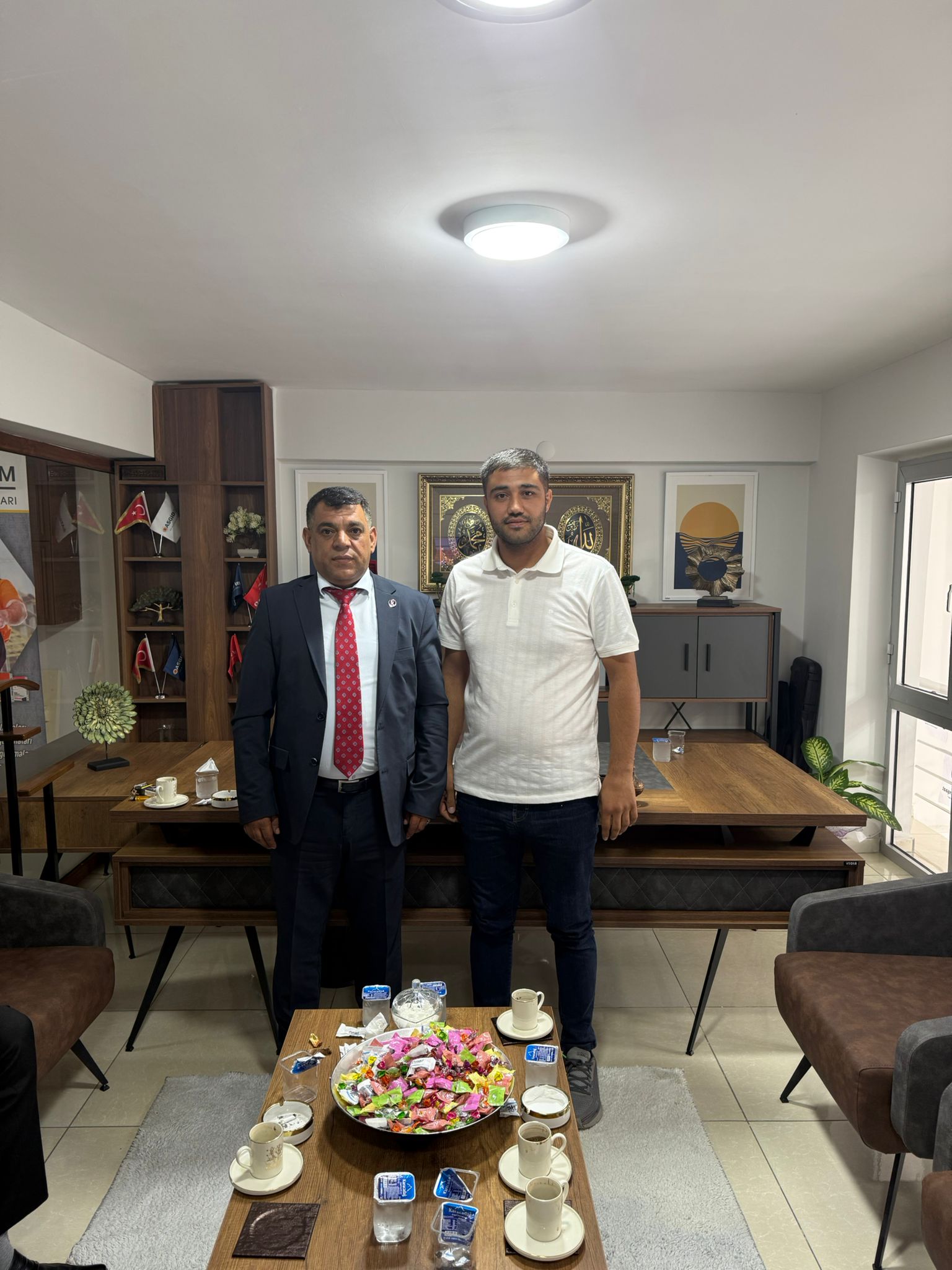 BBP Diyarbakır İl Başkanı Mehmet Çiçek’ten iş insanı Yusuf Özdemir’e ziyaret