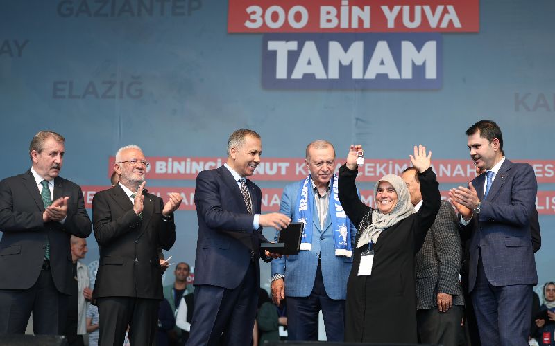 Cumhurbaşkanımızın Teşrifleri, İçişleri Bakanımızın Katılımı İle Malatya’da Yapımı Tamamlanan Konutların Anahtar Teslim Töreni Düzenlendi