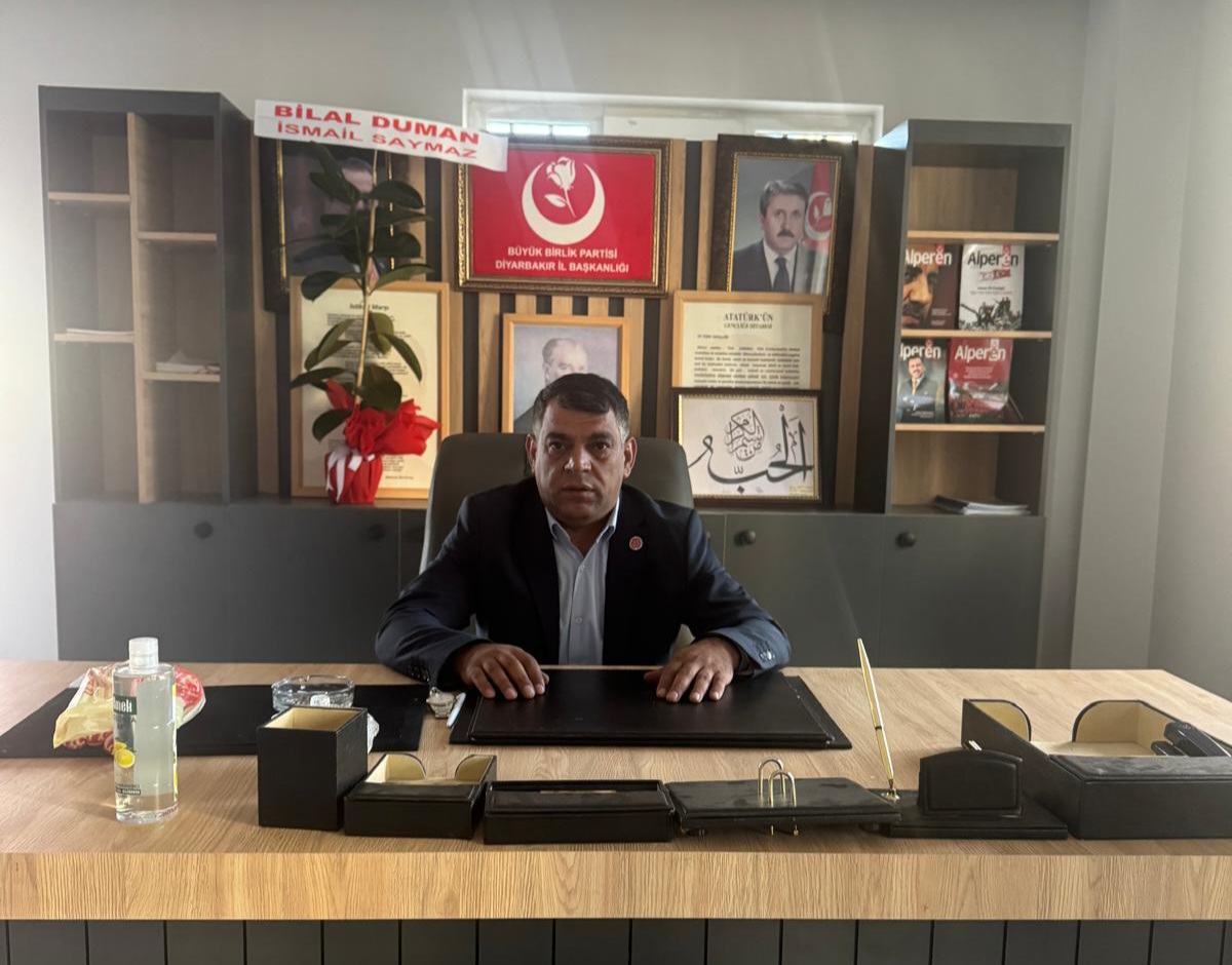  BBP Diyarbakır İl Başkanı Mehmet Çiçek: ‘Yeni il binamızda halkımızı ağırlamaktan onur duyacağız’