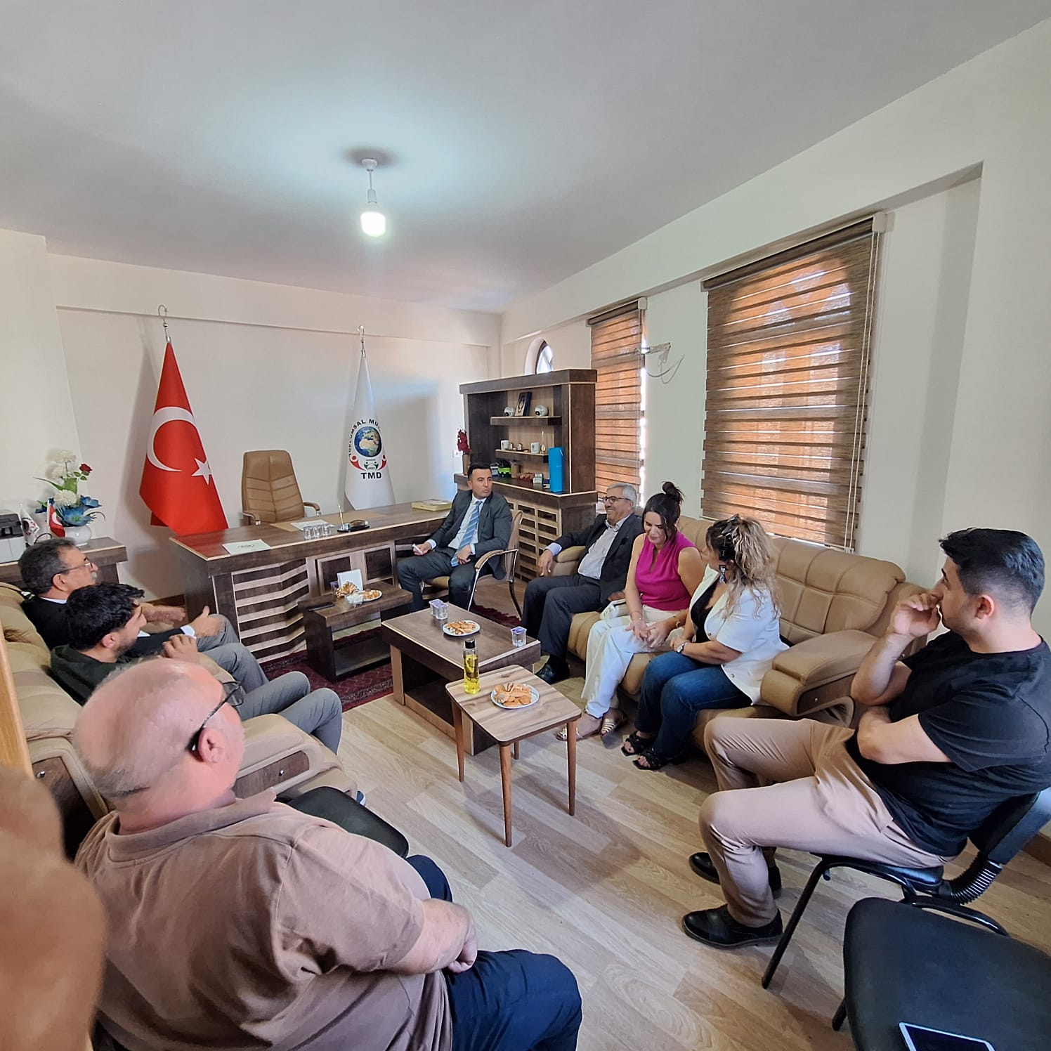 BAĞLAR KAYMAKAMI ÖZDEMİR’DEN TMD’YE İADE-İ ZİYARET