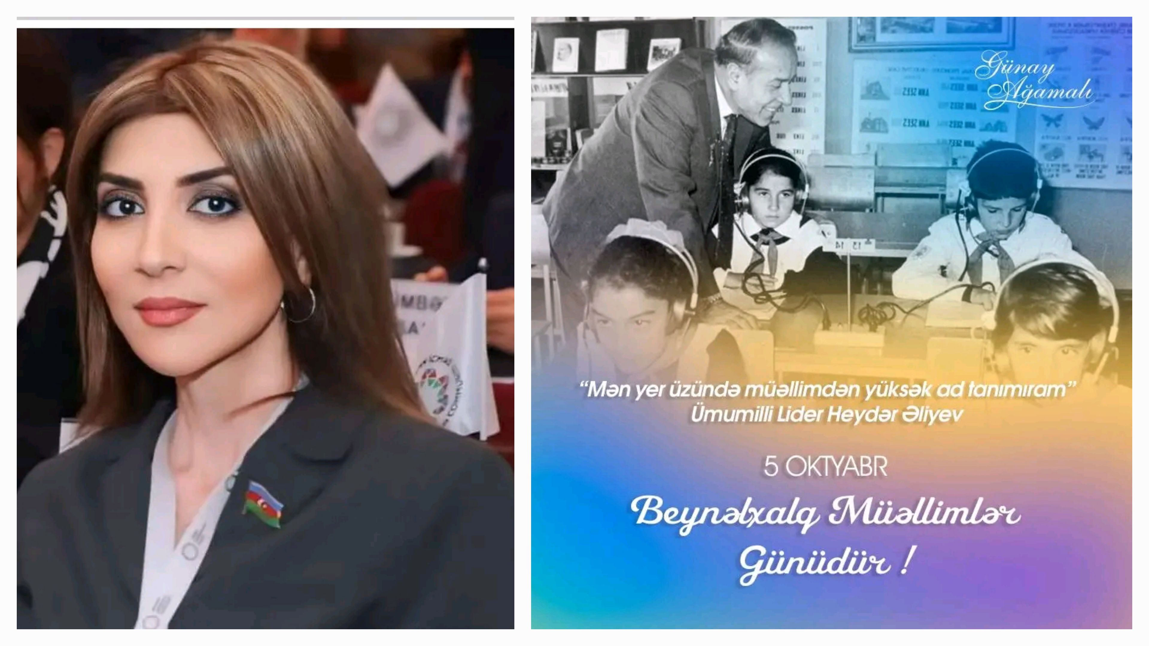 Azerbaycanlı Milletvekili Günay Ağamalı Dünya Ögretmenler Günü Mesajı Yayımladı 