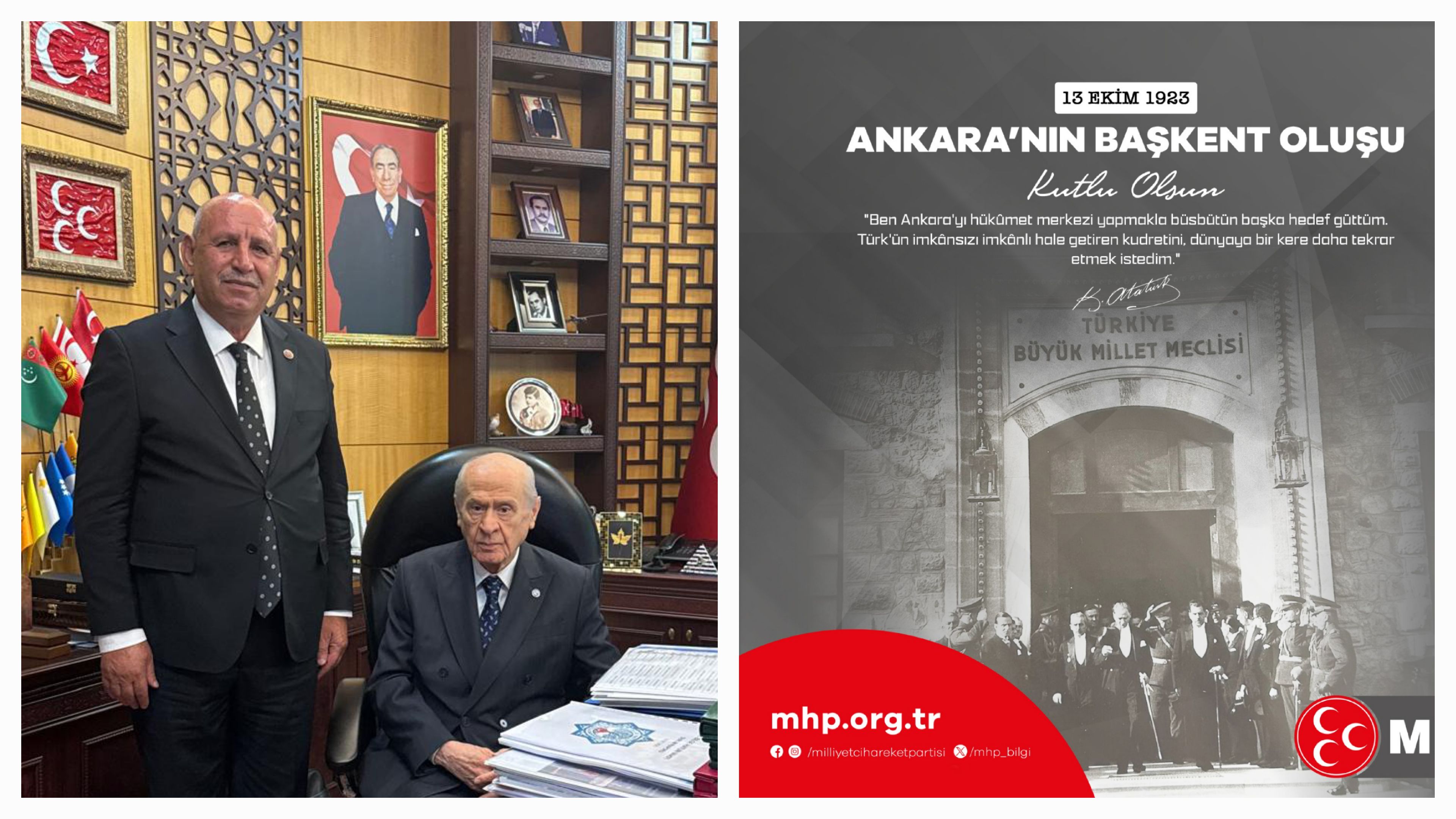MHP’DEN ANLAMLI MESAJ: “ANKARA TÜRK MİLLETİNİN KALBİDİR”