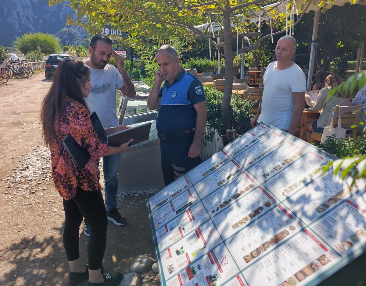 Zabıtandan restoranlarda denetim