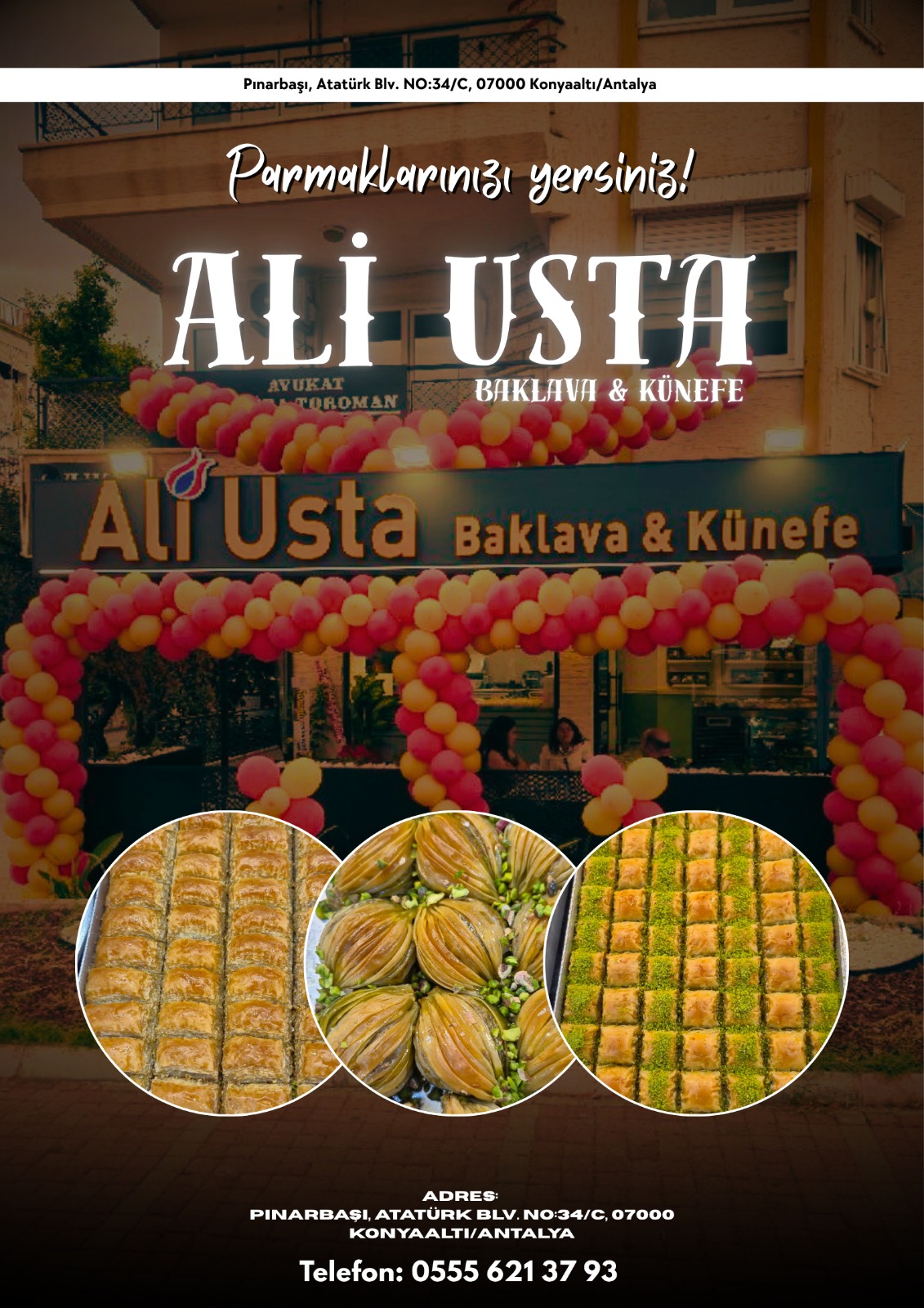 Ali Usta, Gaziantep’in Efsane Lezzetlerini Antalya’ya Getirdi!