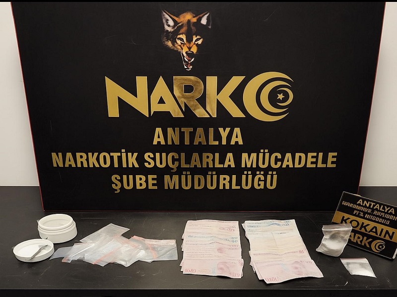 Antalya da Narkotik Operasyonu Yapıldı