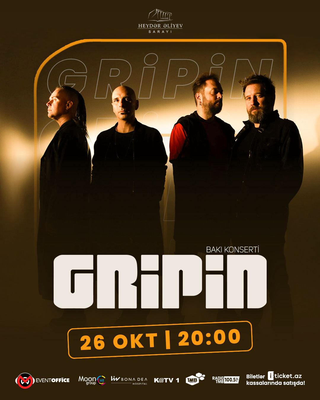 Gripin Bakıda: Sevilən qrup 26 oktyabrda Heydər Əliyev Sarayında səhnədə!