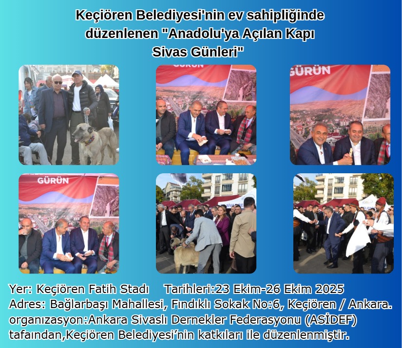 "Anadolu'ya Açılan Kapı Sivas Günleri"