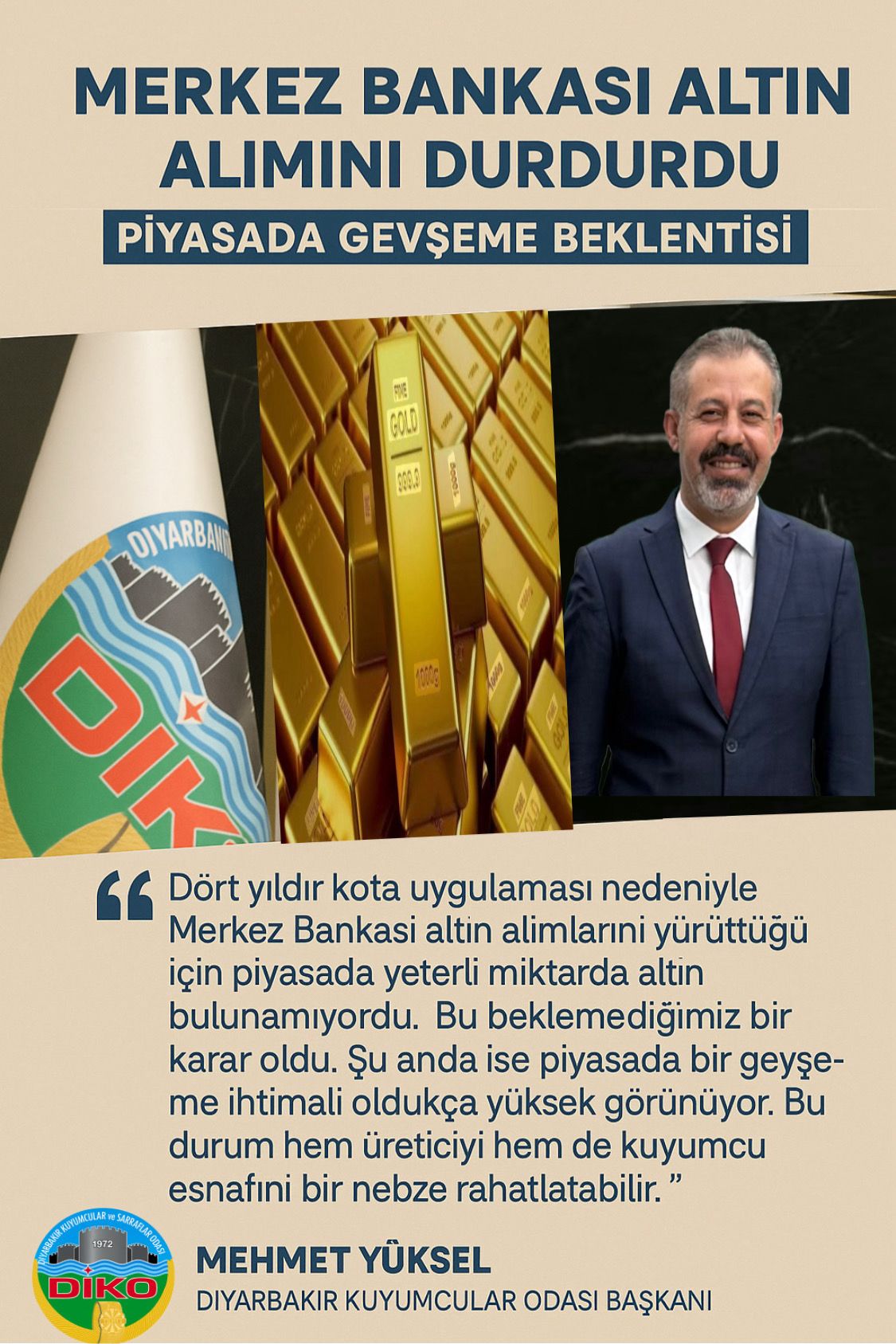 Merkez Bankası Altın Alımını Durdurdu – Piyasada Gevşeme Beklentisi
