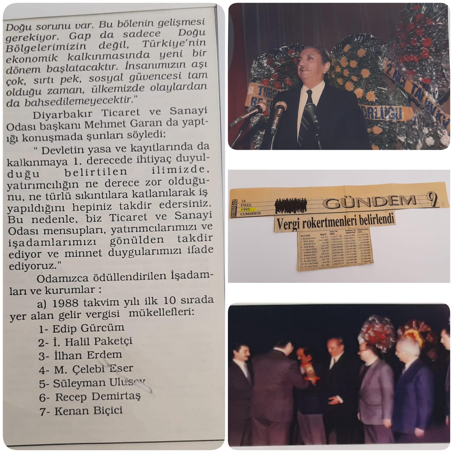 BİR ZAMANLAR DİYARBAKIR VERGİ REKORTMENLERİ