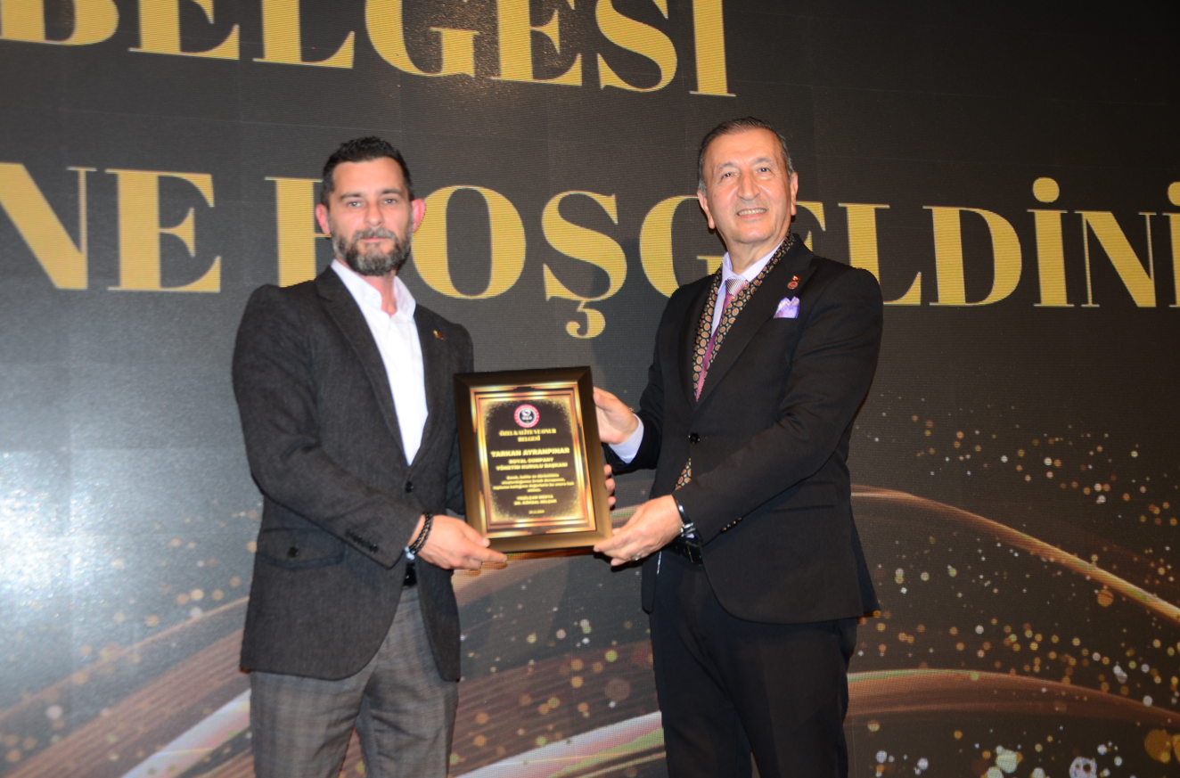 Royal Company Yönetim Kurulu Başkanı Tarkan Ayranpınar, Özel Kalite ve Onur Belgesi’ne Layık Görüldü