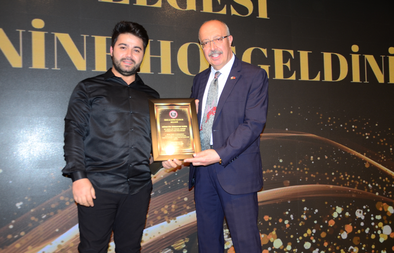 By Kara Vip Travel Turizm Otomotiv San. Tic. Ltd. Şti. Sahibi Hüseyin Erbakan Kara, Özel Kalite ve Onur Belgesi’ne Layık Görüldü