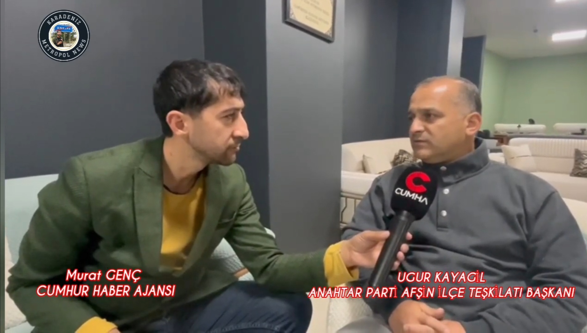 Anahtar Partisi Afşin İlçe Başkanı Uğur Kayagil: “Afşin’in genelinde çözüm bekleyen başlıkları kapsamlı şekilde ele alıyoruz”