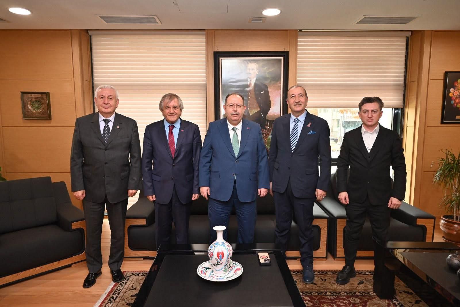 ABP’DEN YSK BAŞKANI AHMET YENER’E ÖNEMLİ ZİYARET