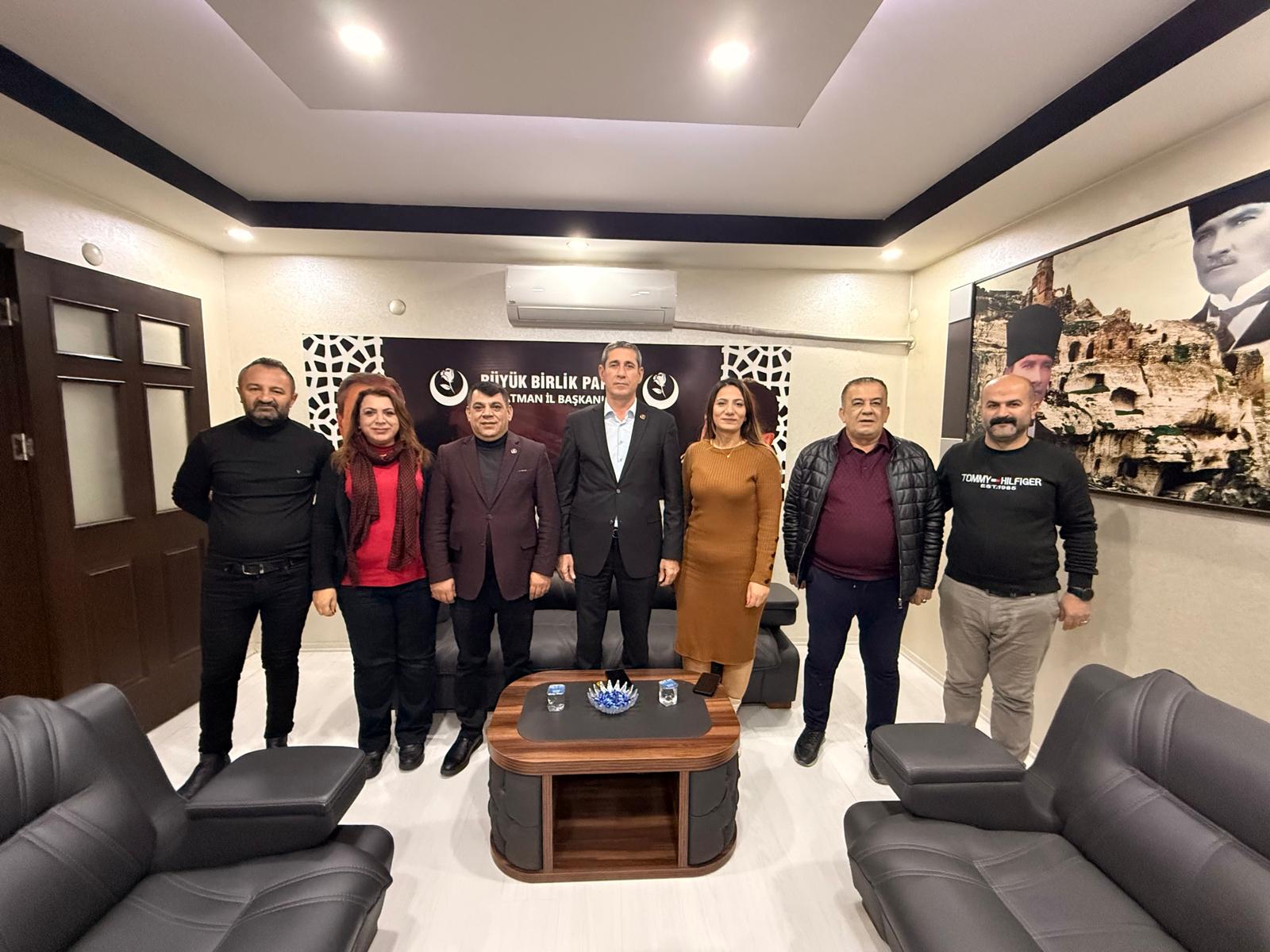 Büyük Birlik Partisi Diyarbakır İl Başkanı Mehmet Çiçek’ten MKYK Üyesi Recep Er’e Teşkilatlanma ve Saha Çalışmaları Ziyareti