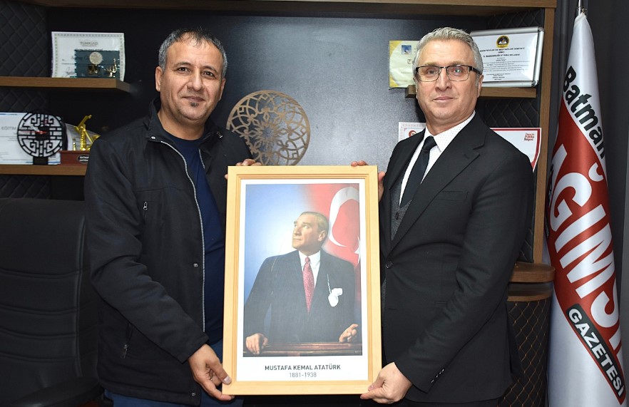 Batman İl Millî Eğitim Müdürü Yaşar Ciğer’den Batman Bağımsız Gazetesi’ne Ziyaret