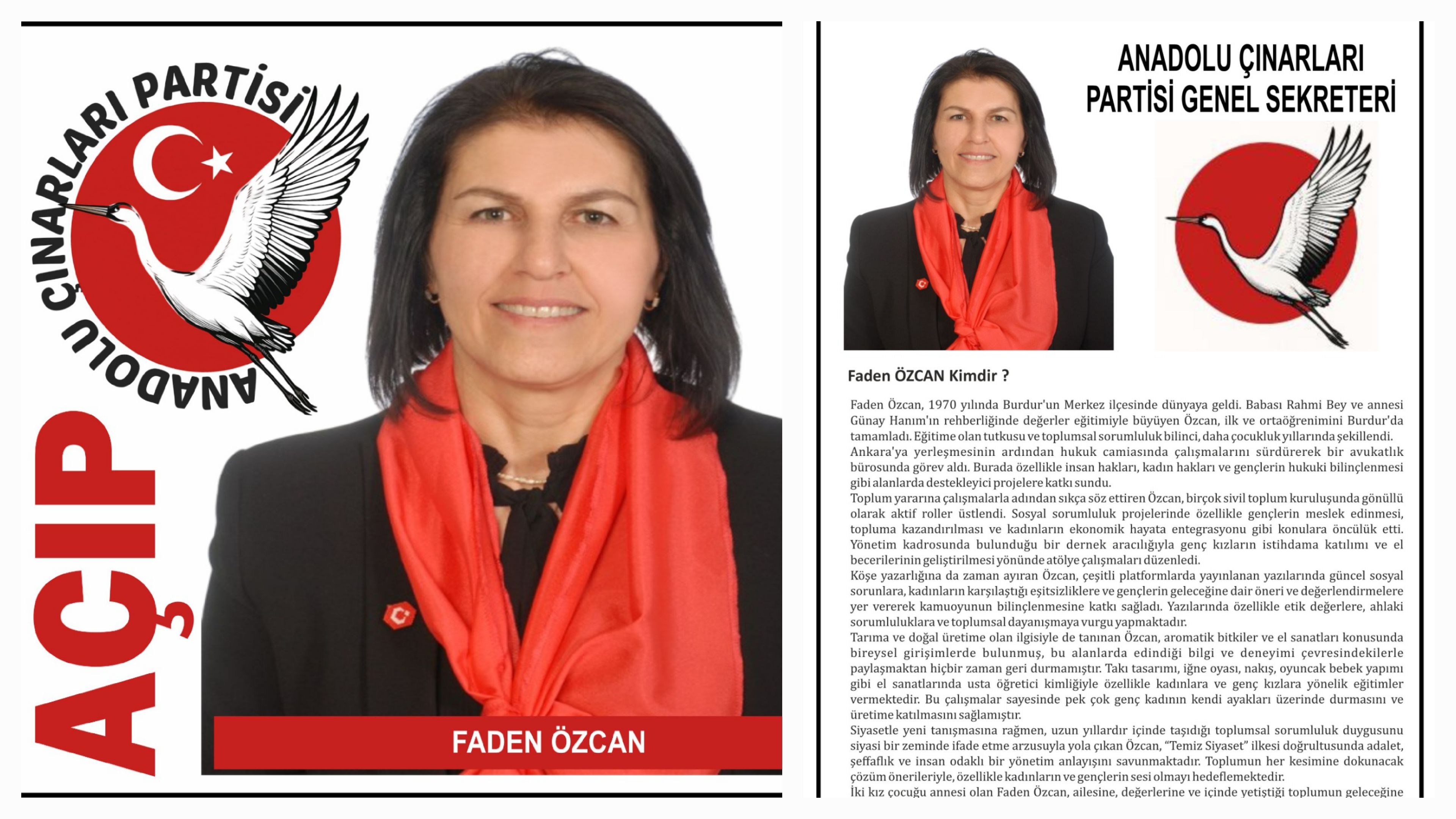 Temiz Siyaset Sloganıyla Yola Çıkan Faden Özcan: “Toplumsal Sorumluluğu Siyasete Taşıyorum”