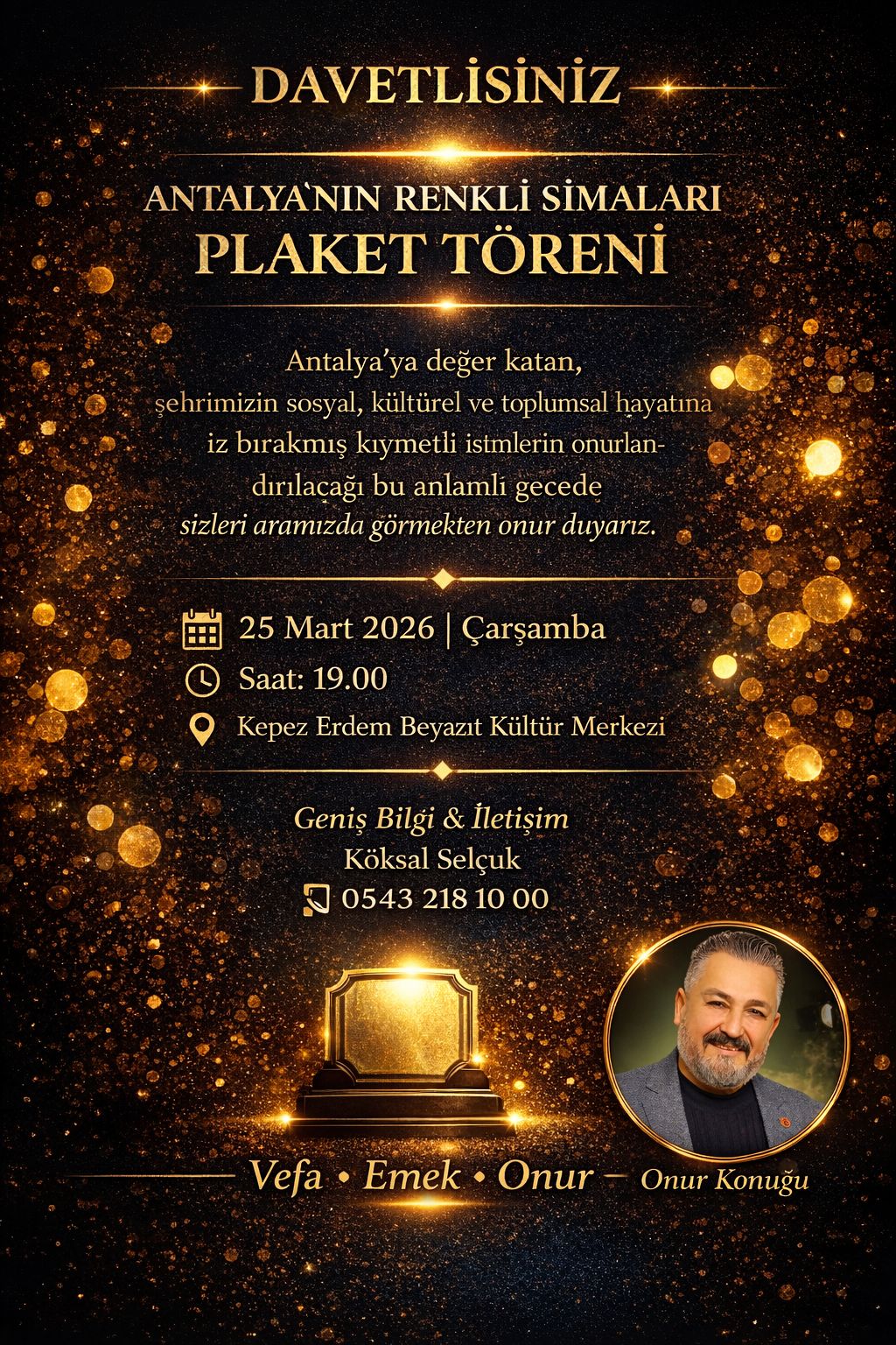 Şehrin Renkli Simaları Bir Araya Geliyor