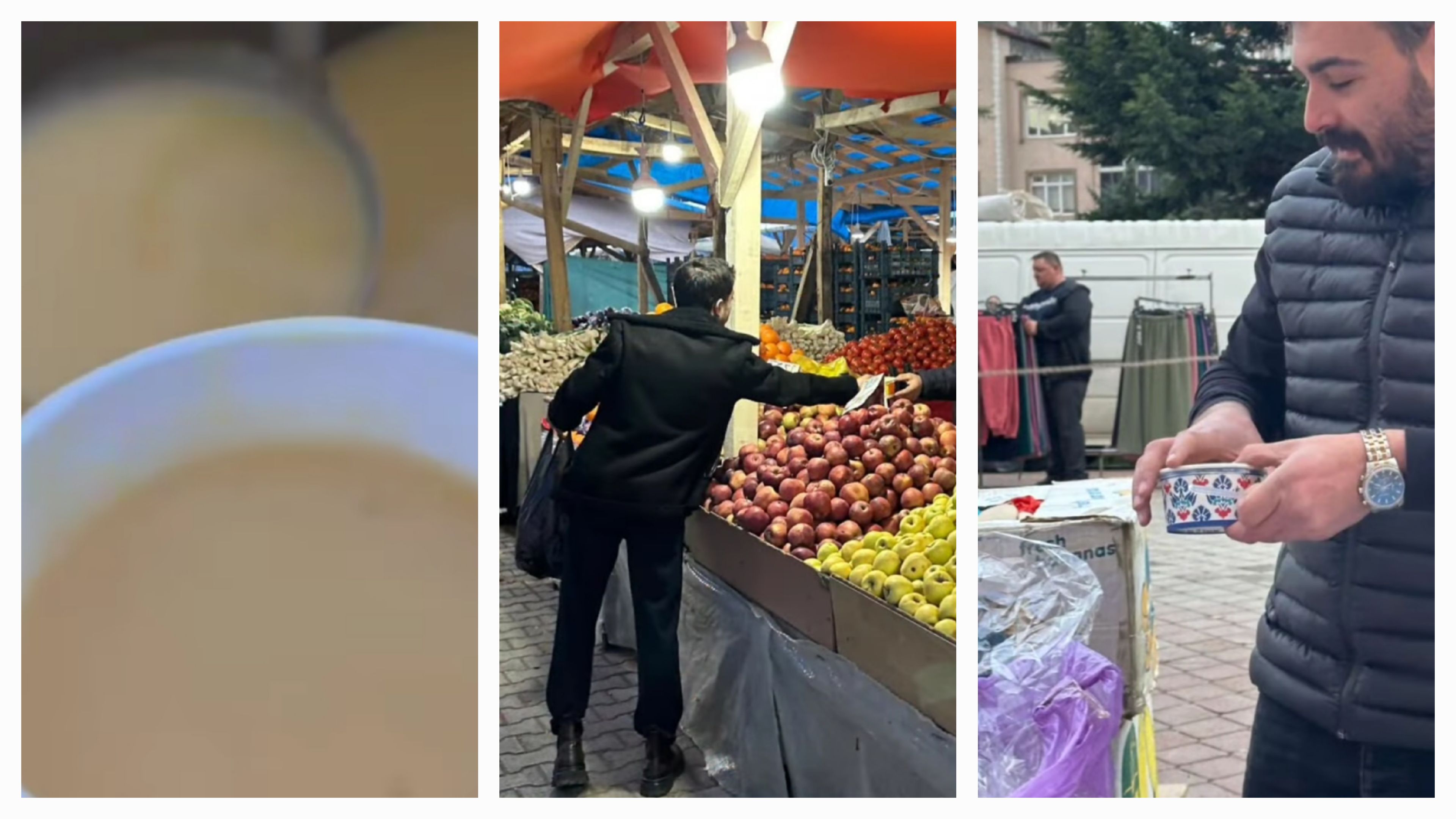 Anahtar Parti Terme İlçe Başkanlığı Sabah Namazı Sonrası Camide ve Cuma Pazarı’nda Vatandaşlara Çorba İkram Etti