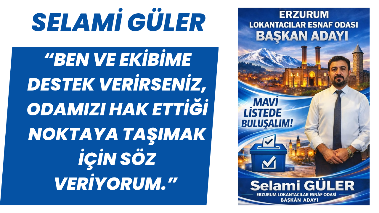 Lokanta Sektöründe Değişim Çağrısı: Başkan Adayı Selami Güler’den “Ben Değil Biz” Vurgusu
