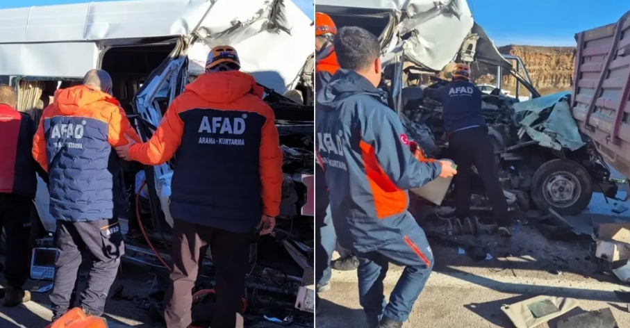 Kayseri’de okul servisi tırla çarpıştı: 1 ölü, 7 yaralı