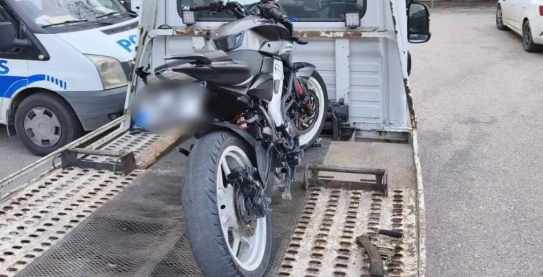 "Dur" ihtarına uymayan motosikletliye 285 bin lira ceza