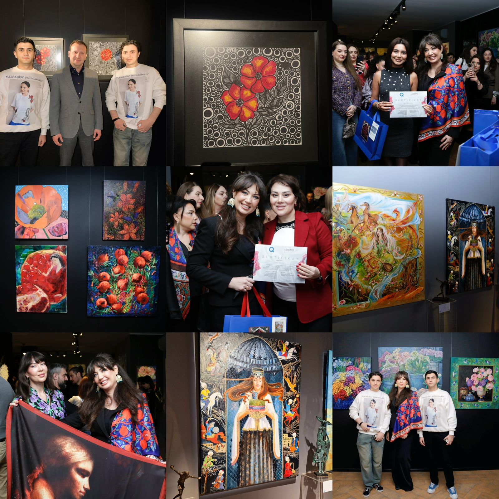 Amorini Concept'in kurucusu ve yöneticisi Gunay Aliyeva tarafından muhteşem bir sergi düzenlendi.